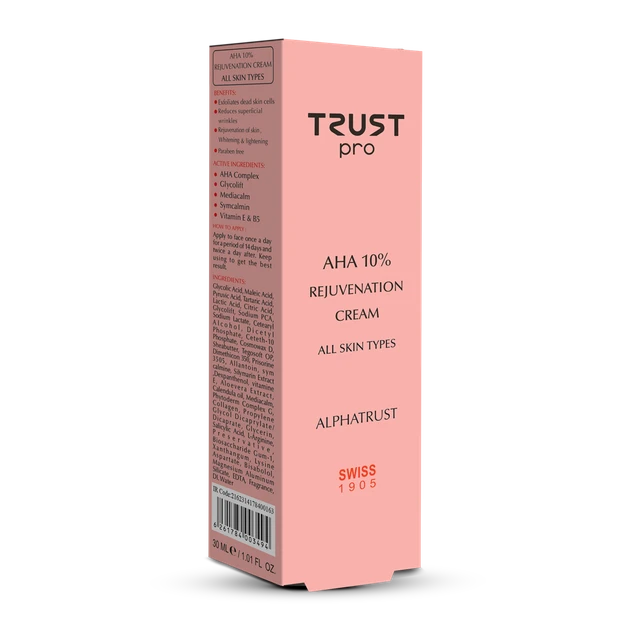 کرم لایه‌بردار آلفاتراست حاوی 10% AHA با حجم 30 میل