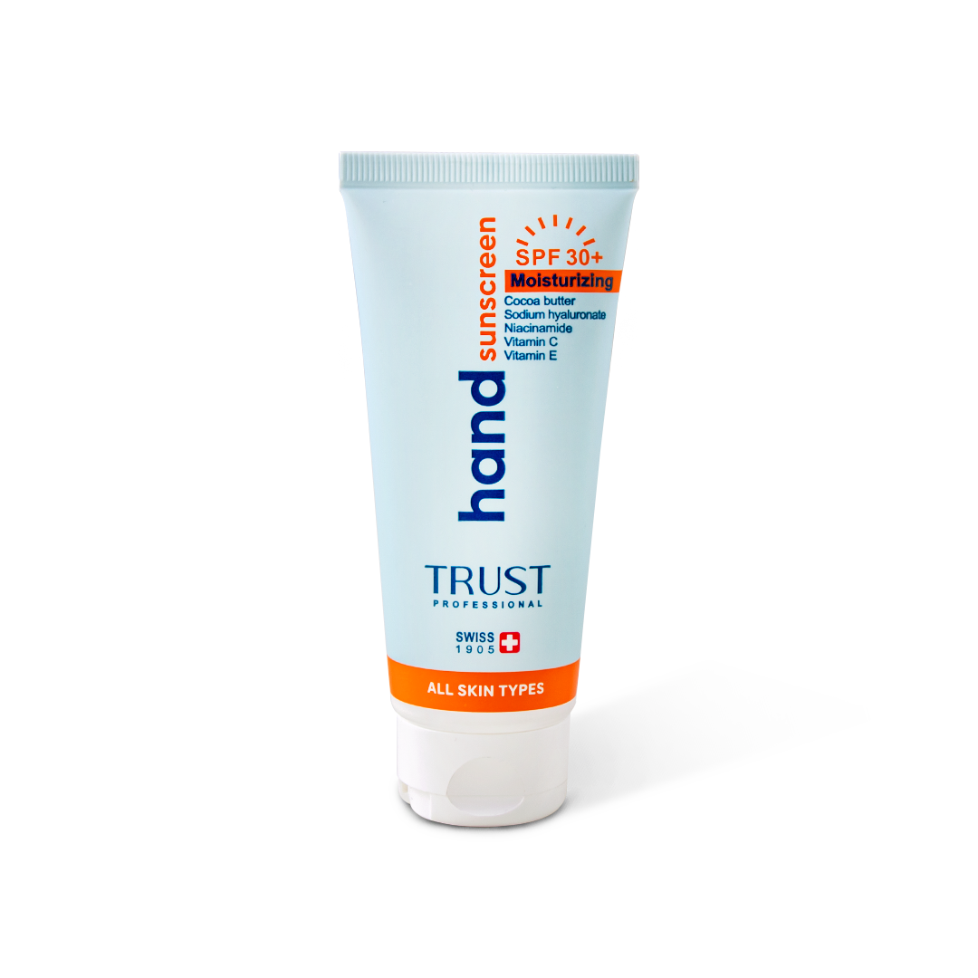 کرم تخصصی دست ضدآفتاب و آبرسان +SPF30 بی‌رنگ تراست